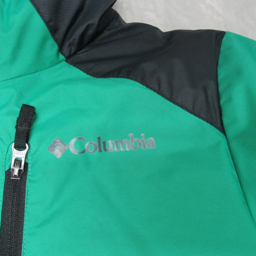 Columbia Lightning‎ Lift Jacket Boys Small 8 Green Waterproof Insulated Winter